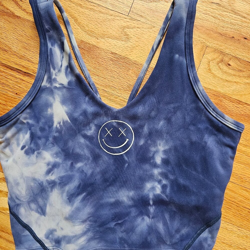 Salty Savage TieDye Workout Excercise Top Medium